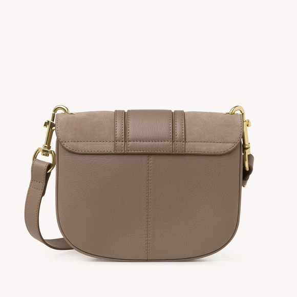 See by Chloe Hana shoulder bag, grained and suede cowhide with adjustable strap - Picture 2 of 11